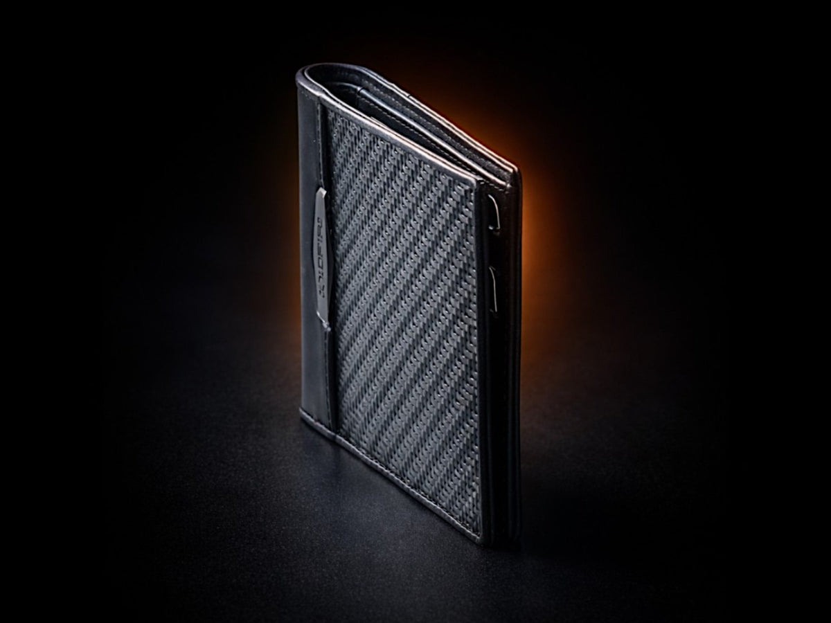 coldfire strike carbon fiber wallet slim profile