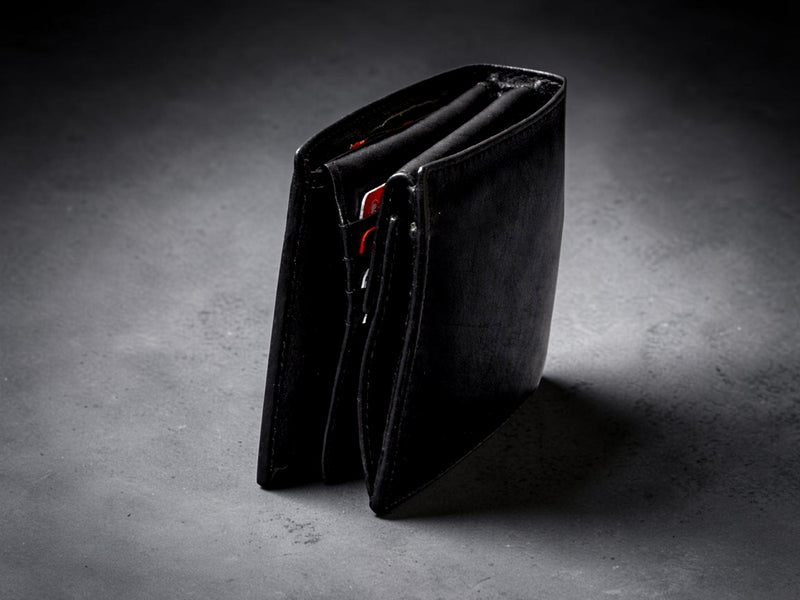 typical standard wallet after use 